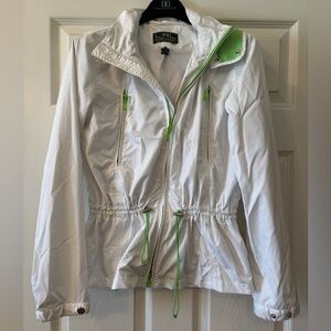 Lauren Ralph Lauren White and Green Jacket Size S